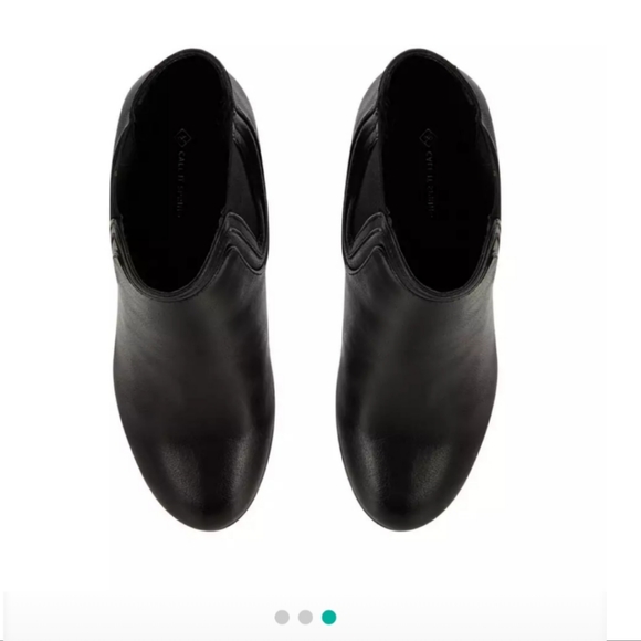 🆕️ Call It Spring Black Block Heel Chelsea Boot - Picture 4 of 7